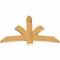 Ekena Millwork Davenport Rough Sawn Timber Gable Bracket, Western Red Cedar, 60"W x 40"H x 2"D x 6"F, 16/12 Pitch GBW060X40X0206DAV00RWR - alternate 4